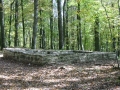 Grundmauern Limes Wachturm in Gunzenhausen